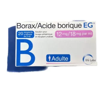 Boite Uni dose d'acide borique (traitement ophtalmique, la sécheresse oculaire)